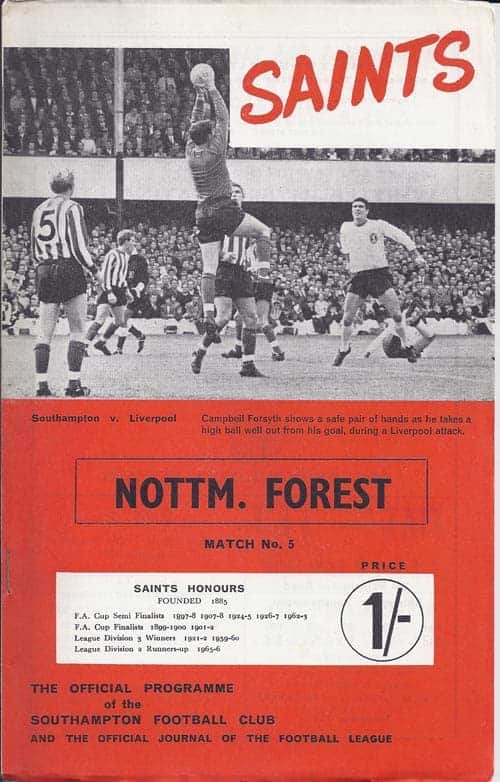 Southampton FC v Nottingham Forest FC